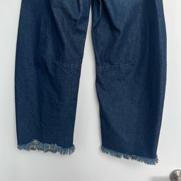 Citizens Of Humanity Dark Blue Wide-Leg Jeans - Picture 14 of 15